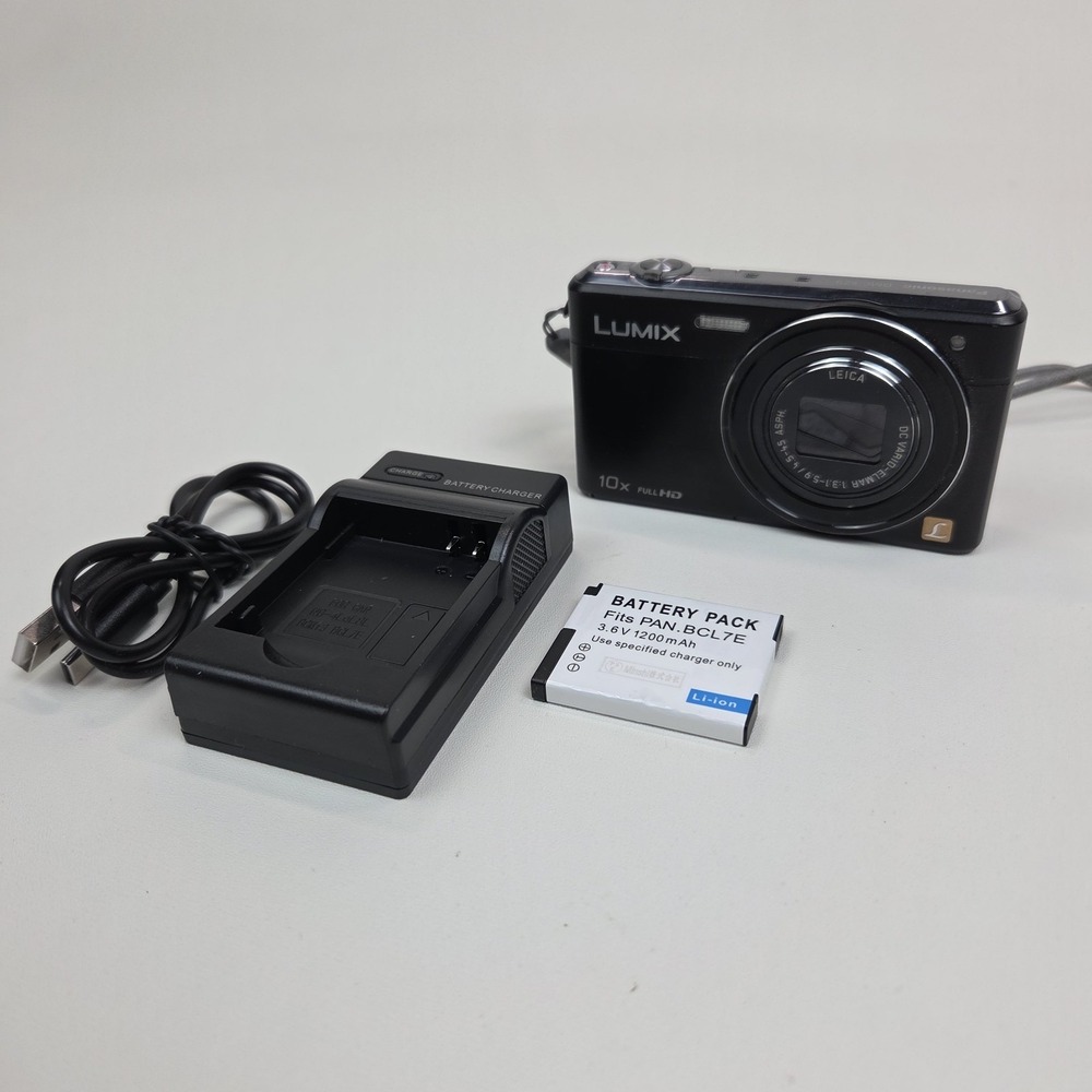 Panasonic Lumix DMC-SZ9 16.1MP Leica Digital Camera WiFi w/ Charger & Battery